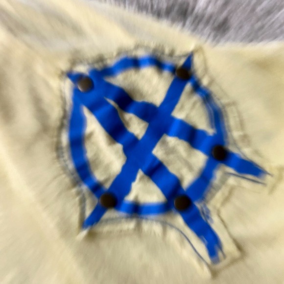 Y2K Grunge Blac Label T Shirt Sz 2XL Band AOP Forbidden MMVII Skull Snake Sword - Picture 7 of 11